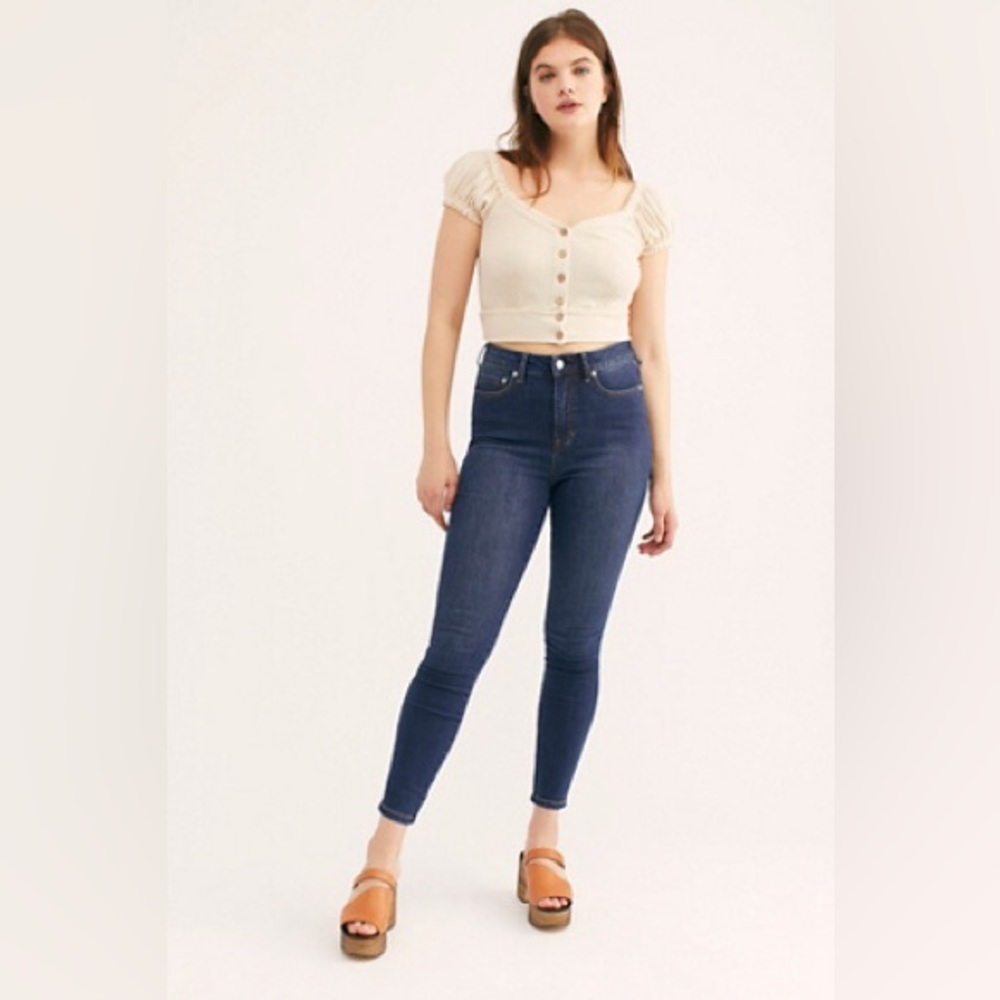 Free People We The Free CRVY High-Rise Super Skinny Jeans